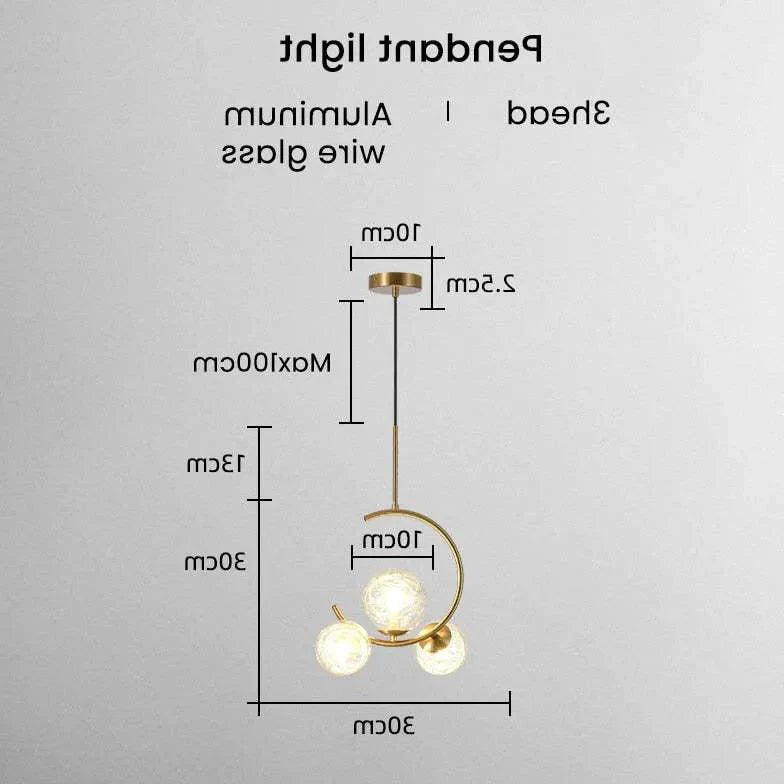 Semi-Arc White Glass Ball Pendant Light for Elegant Décor - Rebooters