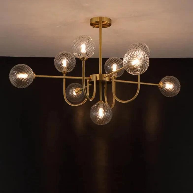 White Asymmetric Modern for Living Room Chandelier Design | Rebooters - Rebooters