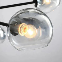 Multiple Transparent Glass Sphere Simple Chandelier Pendant | Rebooters - Rebooters