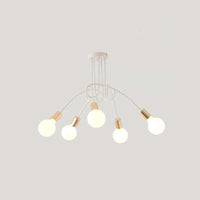 White Multi-Bulb Entwined Ceiling Light for Modern Homes - Rebooters