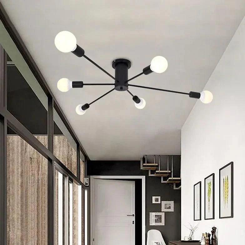 Light Industry Wind LED Flush Ceiling Lights for Indoors - Rebooters