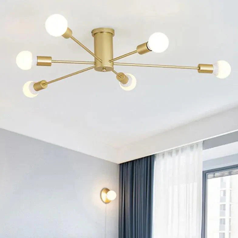 Light Industry Wind LED Flush Ceiling Lights for Indoor Use - Rebooters