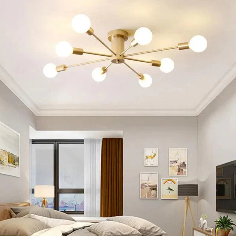 Light Industry Wind LED Flush Ceiling Lights for Indoor Use - Rebooters