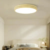 Round Cake Modern Bedroom Flush Ceiling Lights Fixture - Rebooters