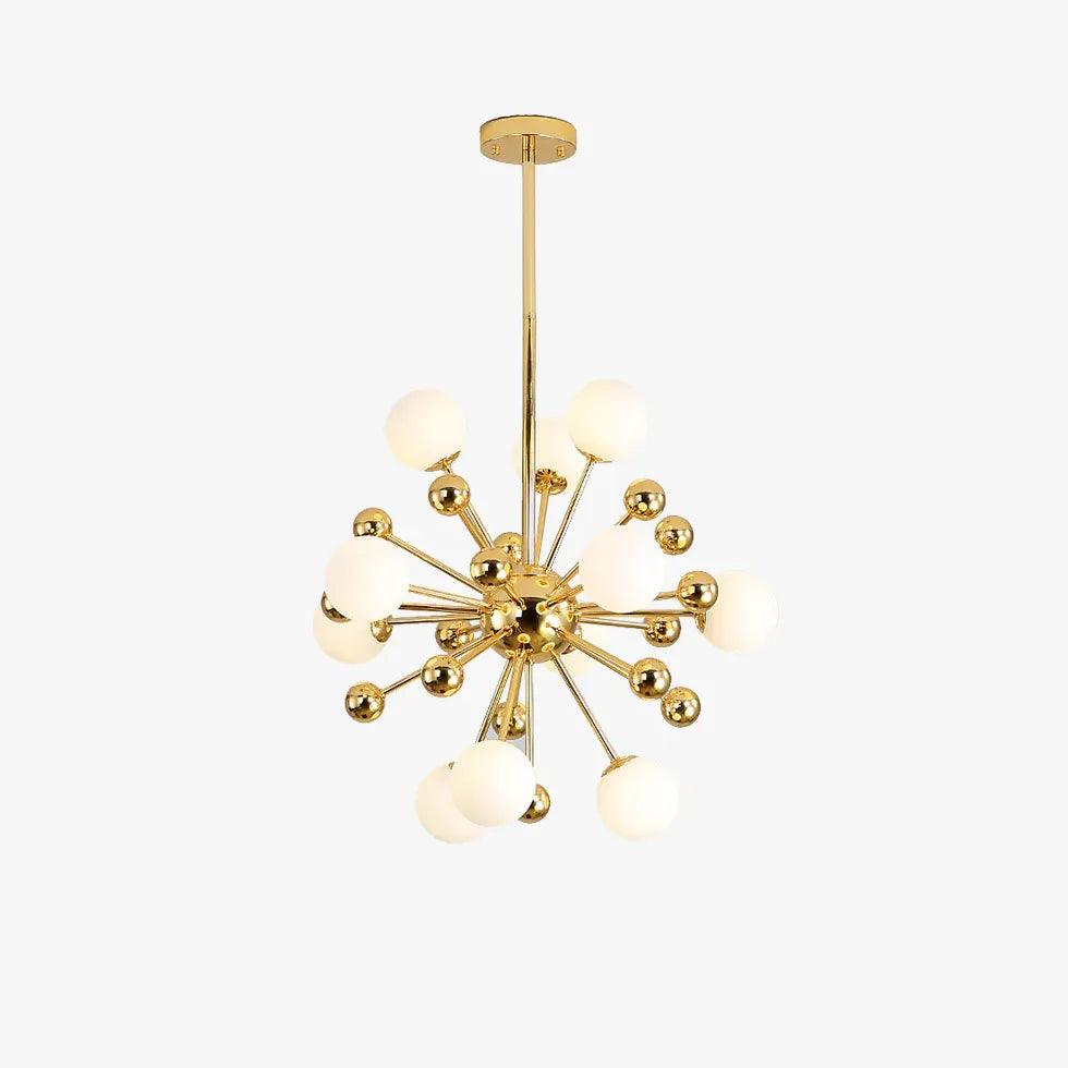 Star Radiation Modern Gold Chandelier for Living Room | Rebooters - Rebooters