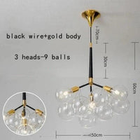Transparent Glass Bubble Artistic Chandelier for Modern Homes | Rebooters - Rebooters