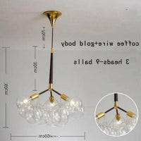Transparent Glass Bubble Artistic Chandelier for Modern Homes | Rebooters - Rebooters