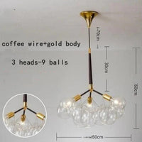 Transparent Glass Bubble Artistic Chandelier for Modern Homes | Rebooters - Rebooters
