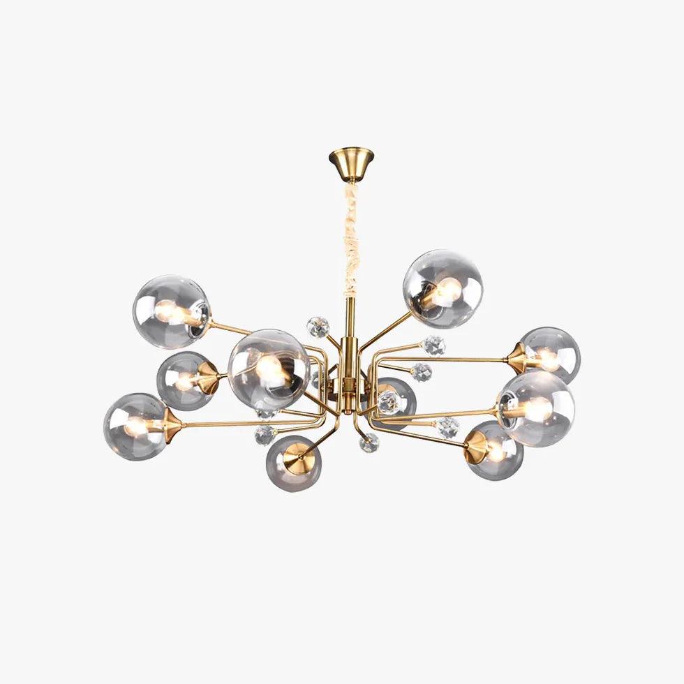 Adjustable Flow Line Modern Chandelier for Living Room | Rebooters - Rebooters