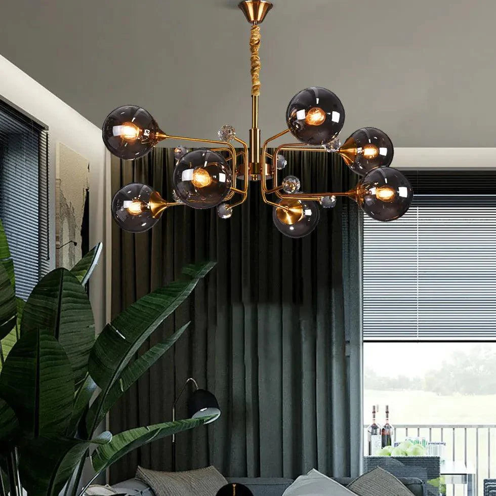 Adjustable Flow Line Modern Chandelier for Living Room | Rebooters - Rebooters