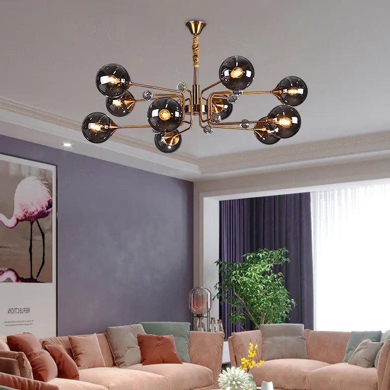 Adjustable Flow Line Modern Chandelier for Living Room | Rebooters - Rebooters