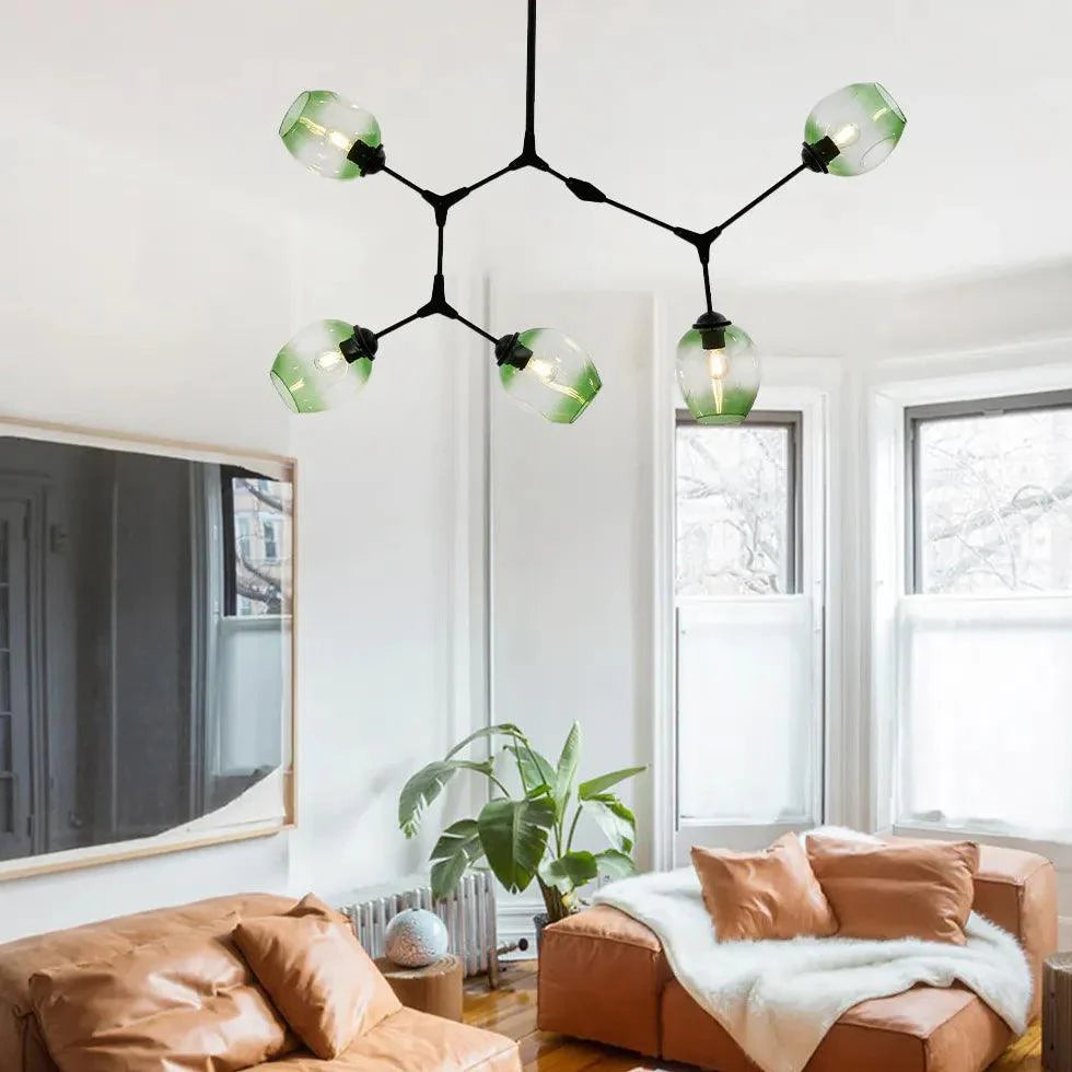 Transparent Glass Ball Modern Minimalist Chandelier Design | Rebooters - Rebooters