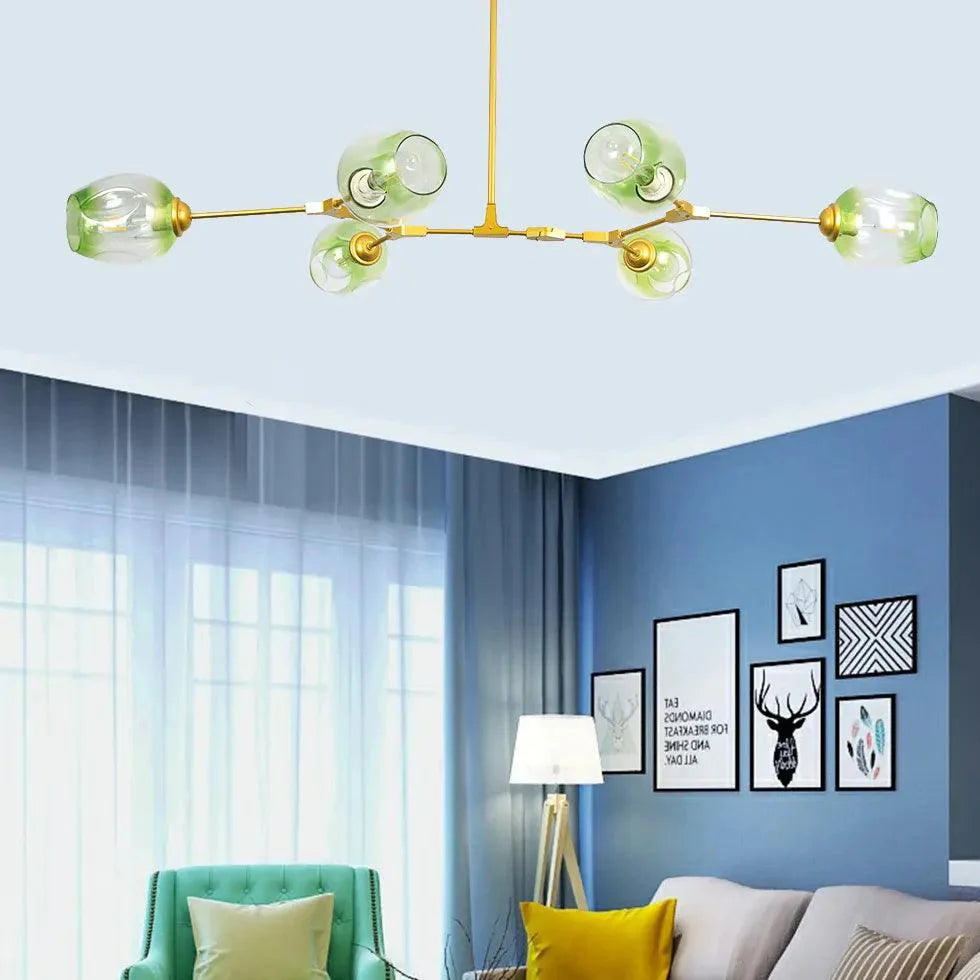 Transparent Glass Ball Modern Minimalist Chandelier Design | Rebooters - Rebooters