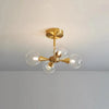 Spherical Gold Metal for Dining Room Chandelier Design | Rebooters - Rebooters