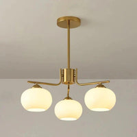 Multi-Head Glass Modern Chandelier for Living Room Decor | Rebooters - Rebooters