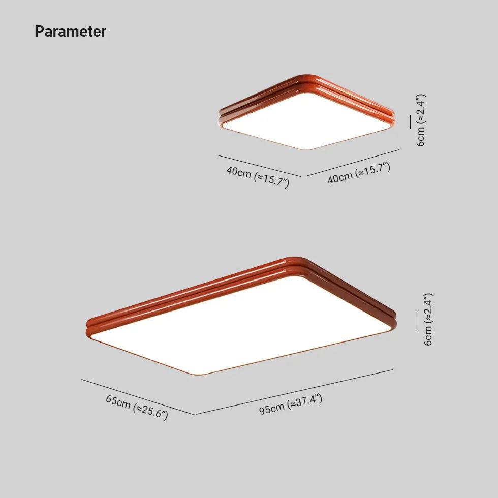 Rectangular Acrylic Minimalist Ceiling Light for Home Use - Rebooters