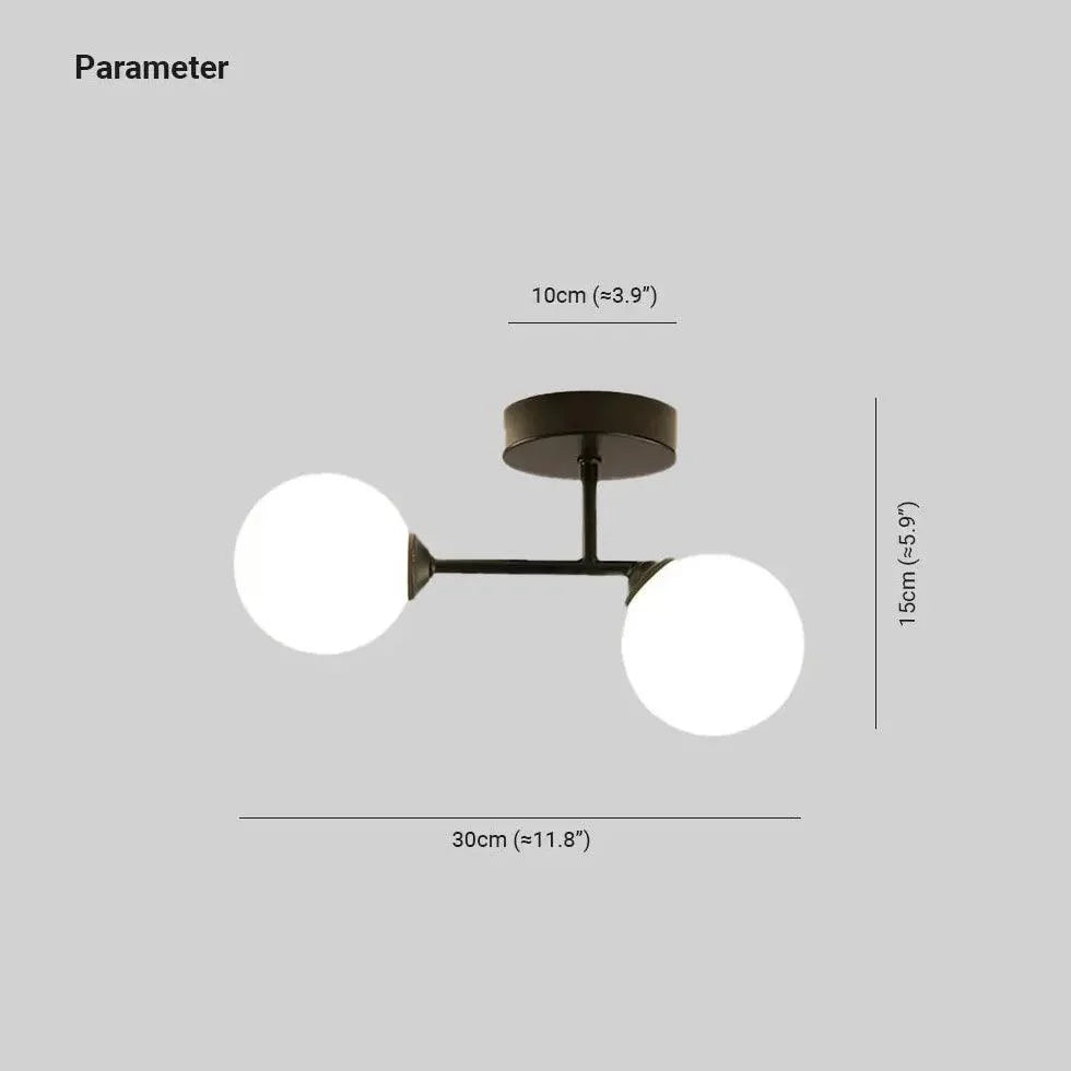 T-Shaped For Living Room Flush Ceiling Lights Fixture - Rebooters