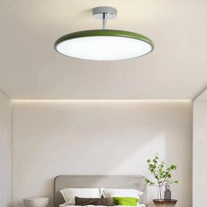 Round Acrylic Minimalist LED Ceiling Light for Home Use - Rebooters