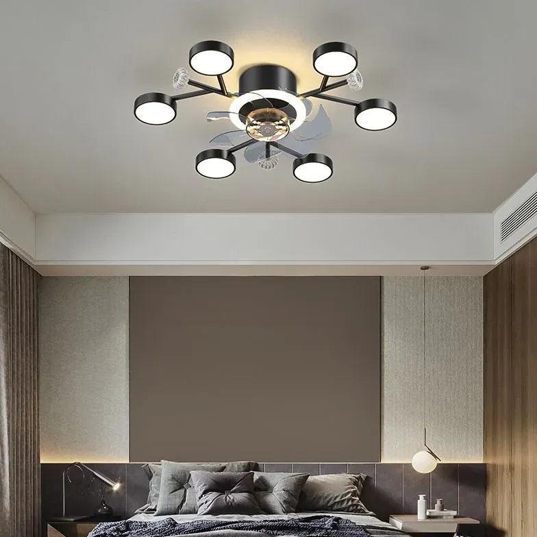 Ceiling Fan with Light Minimalist Chandelier for Home Use | Rebooters - Rebooters