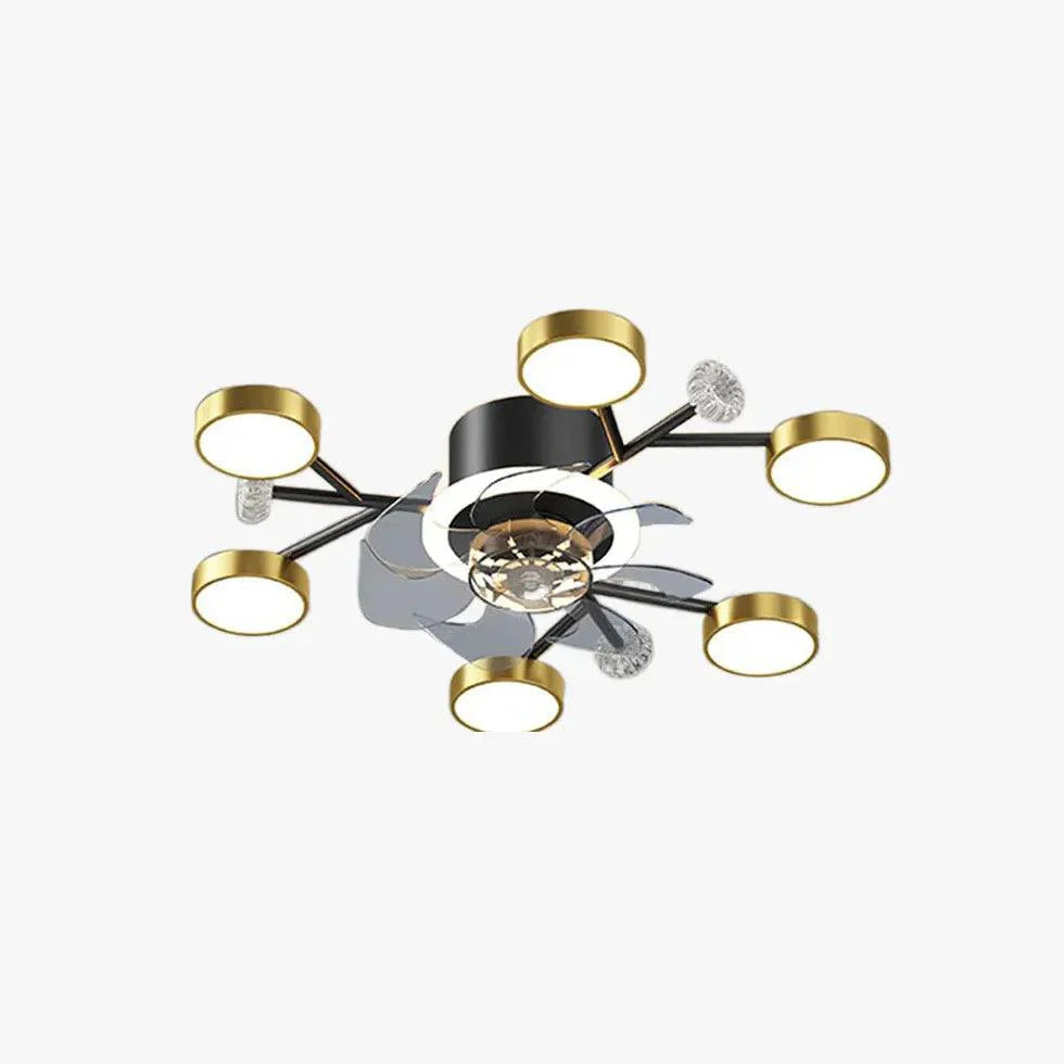 Ceiling Fan with Light Minimalist Chandelier for Home Use | Rebooters - Rebooters