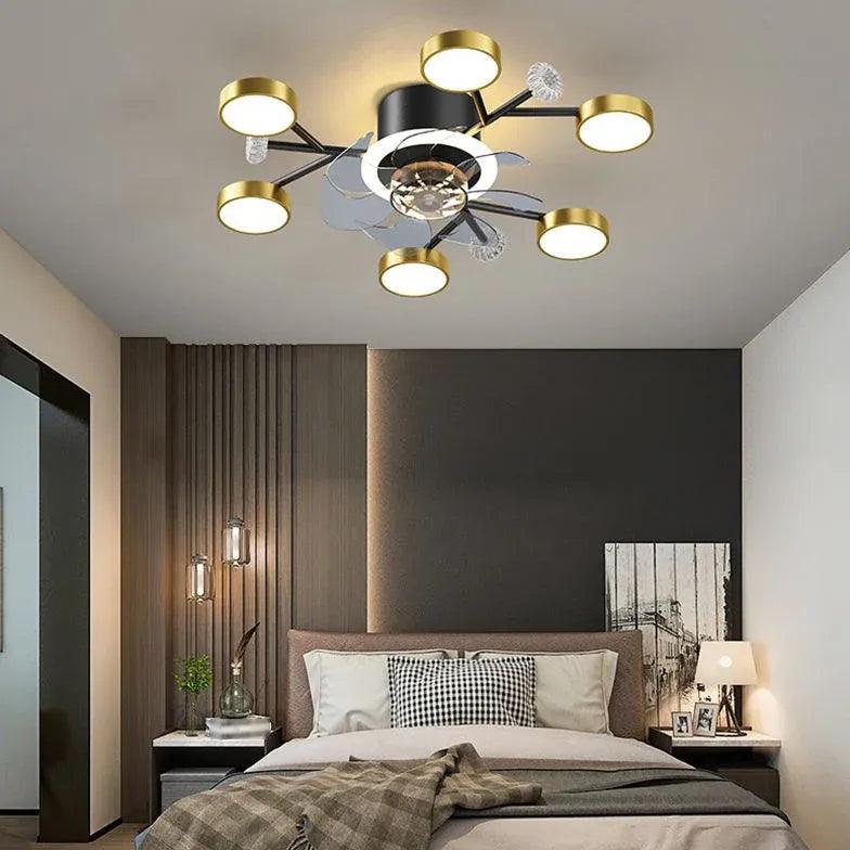 Ceiling Fan with Light Minimalist Chandelier for Home Use | Rebooters - Rebooters