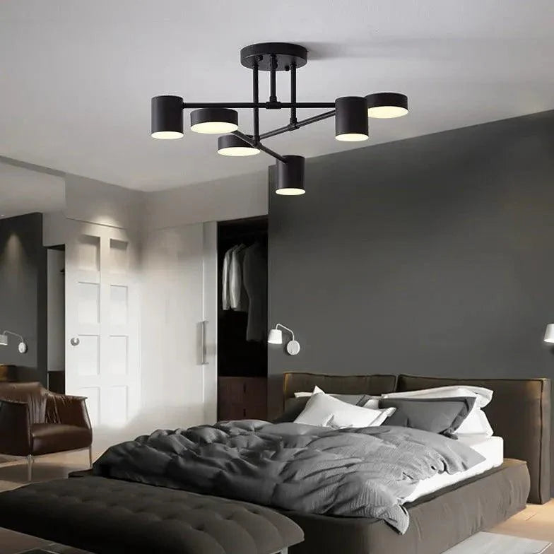 Branched Ring LED Modern Flush Ceiling Lights for Home Use - Rebooters