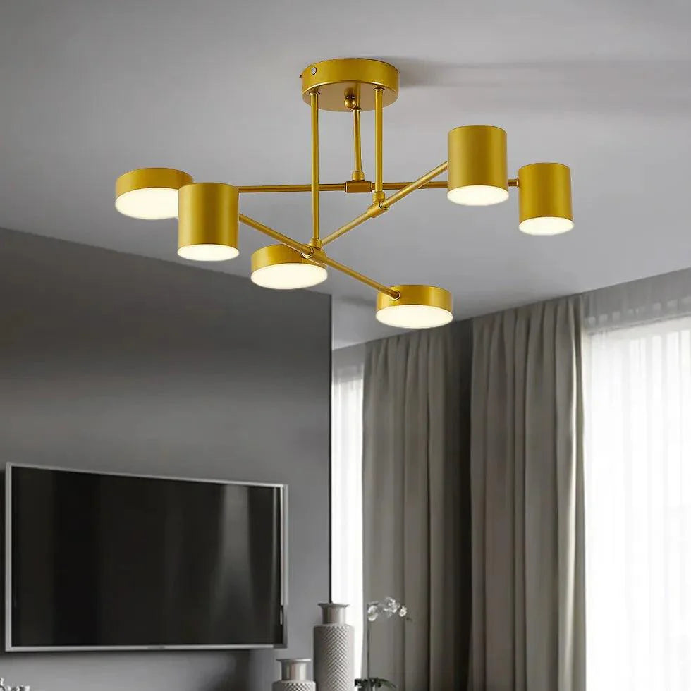 Branched Ring LED Modern Flush Ceiling Lights for Indoor Use - Rebooters