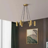 Metallic Shine Multi-head Gold Modern Chandelier Light | Rebooters - Rebooters