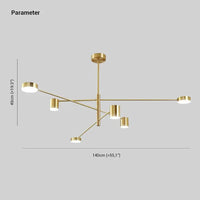 Irregular For Led Industrial Pendant Light Fixture Metal - Rebooters