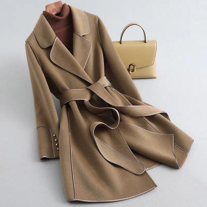 Chic Women's International-Inspired Overcoat for Elegance - Rebooters