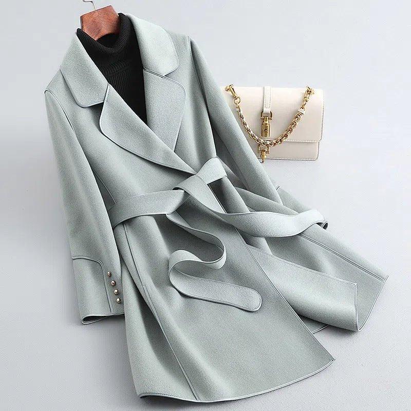 Chic Women's International-Inspired Overcoat for Elegance - Rebooters