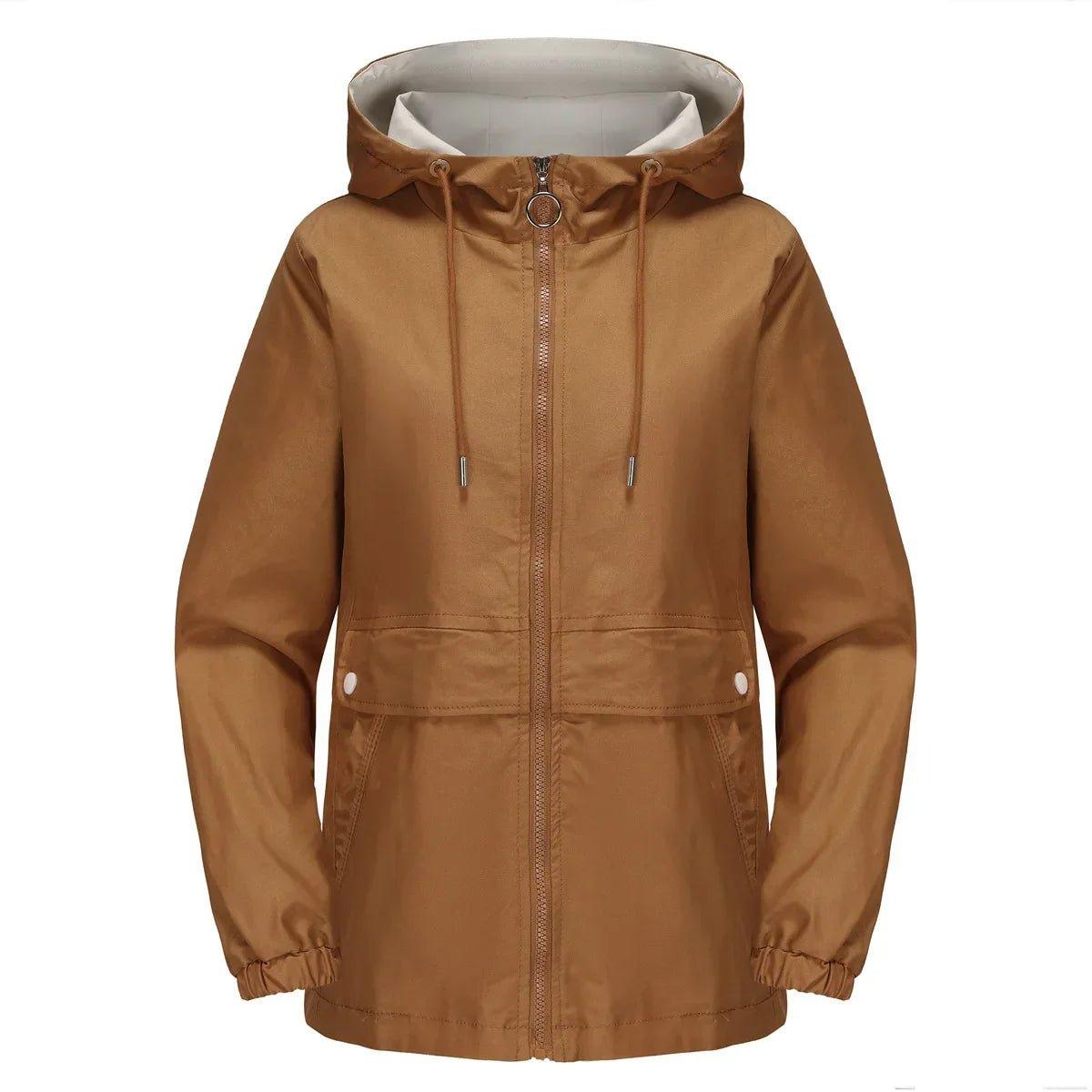 Chic and Cozy Women's Lightweight Hooded Jacket for All Seasons - Rebooters