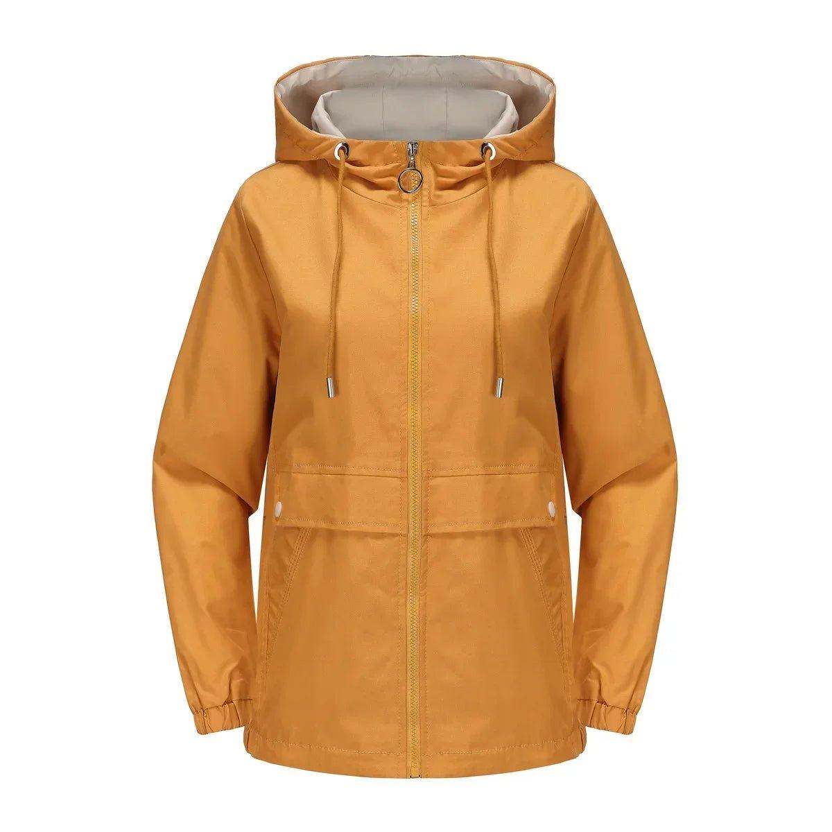 Chic and Cozy Women's Lightweight Hooded Jacket for All Seasons - Rebooters