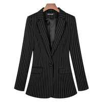 Chic Women's Business Blazer for Professional Elegance - Womens Jackets Rebooters