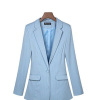 Chic Women's Business Blazer for Professional Elegance - Womens Jackets Rebooters
