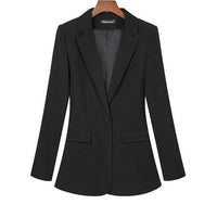 Chic Women's Business Blazer for Professional Elegance - Womens Jackets Rebooters