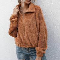 Womens Cozy Zip-Up Fleece Jacket for Ultimate Comfort - Rebooters