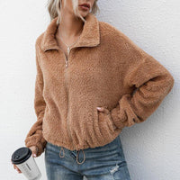 Womens Cozy Zip-Up Fleece Jacket for Ultimate Comfort - Rebooters